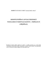 Referāts 'Krimināltiesības Latvijas teritorijā viduslaikos un Krievijas sastāvā – līdzīgai', 1.