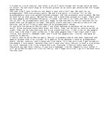 Eseja 'An Important Place in My Life', 2.