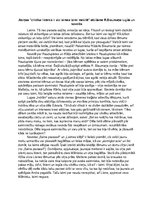 Eseja 'Atziņas "Cilvēka liktenis ir aiz laimes laimi meklēt" atklāsme Rūdolfa Blaumaņa ', 1.