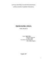 Referāts 'Ekoloģiska māja', 1.