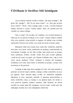 Eseja 'Cilvēkam ir tiesības būt laimīgam', 1.