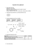 Paraugs 'Organiskās vielas, ogļūdeņraži', 1.