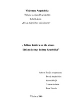 Referāts 'Islāma kultūra un tās atzars šiītisms Irānas Islāma Republikā', 1.