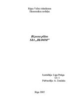 Biznesa plāns 'SIA "Bloom"', 1.
