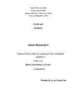 Konspekts 'Komunikācijas kodi kā uzņēmuma tēlu veidojošs elements', 1.