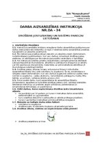 Paraugs 'Darba aizsardzības instrukcija drošības jostu/siksnu un sistēmu pareizai lietoša', 1.