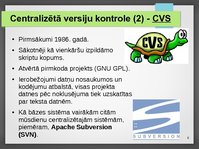 Prezentācija 'Versiju kontroles sistēmas', 8.