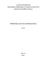 Referāts 'Globalizācijas process kā socializācijas faktors', 1.