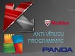 Prezentācija 'Antivīrusu programmas', 1.