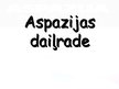 Prezentācija 'Aspazijas daiļrade', 1.