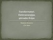 Prezentācija 'Transformatori', 1.