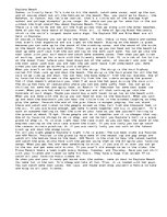 Eseja 'Daytona Beach', 1.