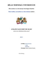 Paraugs 'Mākslīgā intelekta pamati. Atskaite par otro uzdevumu bloku', 1.