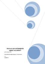 Referāts 'Atzinums par psiholoģiskās izpētes rezultātiem', 1.