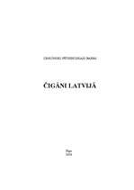 Referāts 'Čigāni Latvijā', 1.