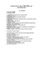 Konspekts 'Ieskaites darbs sportā 2005./2006.m.g.', 1.