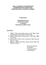 Konspekts 'Patērētāju uzvedības teorija', 1.