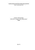 Referāts 'Shēmas psiholoģijā', 1.