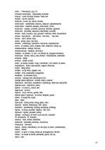 Konspekts 'Latīņu - angļu vārdnīca', 61.