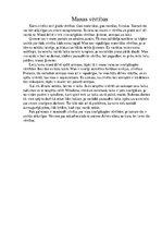 Eseja 'Manas vērtības', 1.