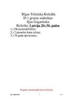 Referāts 'Latvija 20.-30.gados', 1.