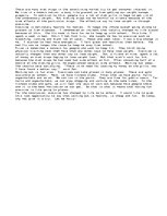 Eseja 'A Principle to Live by: Working Out', 1.