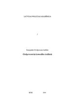 Konspekts 'Civilprocess kā tiesvedība civillietā', 1.