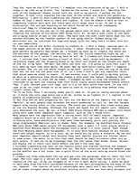 Eseja 'Racing Along Walls', 1.