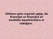 Referāts 'Vēlēšanu organizācijas finanses', 15.
