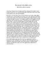 Eseja 'Recenzija par filmu "Homo Novus"', 1.