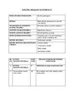 Konspekts 'Sižetiskā šķēršļu josla sporta stundā', 1.