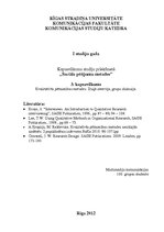 Konspekts 'Kvalitatīvās pētniecības metodes. Dziļā intervija, grupu diskusija', 1.