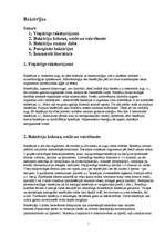 Konspekts 'Baktērijas', 1.