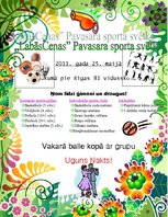 Paraugs 'Informējošs plakāts par sporta svētkiem', 1.
