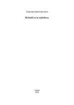 Referāts 'Kristāli un to audzēšana', 1.