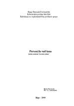 Referāts 'Personāla vadīšana', 1.