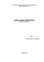 Referāts 'Naudas nozīme studentu dzīvē', 35.