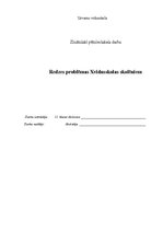 Referāts 'Redzes problēmas X vidusskolas skolēniem', 1.