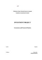 Referāts 'Investment Diary', 1.