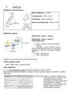 Konspekts 'RSU Molekulārā un šūnu bioloģija 1. kolokvijam vajadzīgais konspekts', 1.