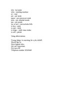 Konspekts 'Abbreviations', 2.