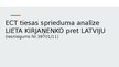 Prezentācija 'ECT tiesas sprieduma analīze lieta Kirjaņenko pret Latviju  (iesniegums nr.39701', 1.