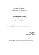 Konspekts 'Zinātniska satura teksta analīze', 1.