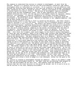 Eseja 'Nurture As It Relates To Development', 1.