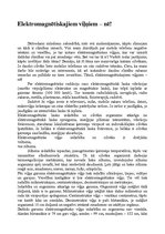 Eseja 'Elektromagnētiskajiem viļņiem - nē', 1.