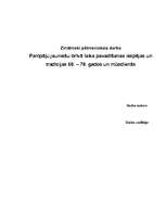 Referāts 'Pampāļu jauniešu brīvā laika pavadīšanas iespējas un tradīcijas 60.–70.gados un ', 1.