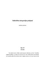 Referāts 'Sabiedrības integrācijas pētījumi', 1.