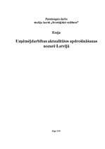 Eseja 'Uzņēmējdarbības aktualitātes apdrošināšanas nozarē Latvijā', 1.