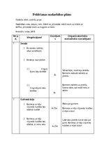 Konspekts 'Peldēšanas nodarbības plāns', 1.