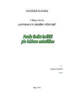 Referāts 'Paražu tiesību institūti pēc folkloras materiāliem', 1.